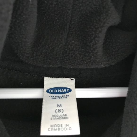 Old Navy black cowl neck long sleeved black Sweatshirt in Girls Size 8 - Picture 2 of 13